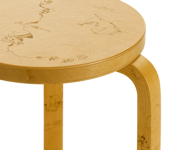 Stool 60 Celebratinon Artek ＋ Moomin Stool 60 Celebration – Artek Online Store