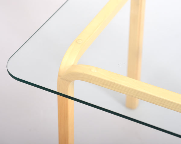 【あーき】X-base Smoked Glass Table Grey Smoked Glass Table Lamp