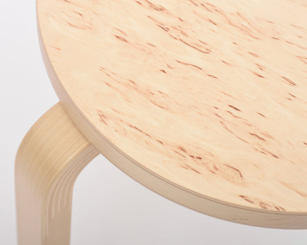 Stool 60, curly birch – Artek Online Store