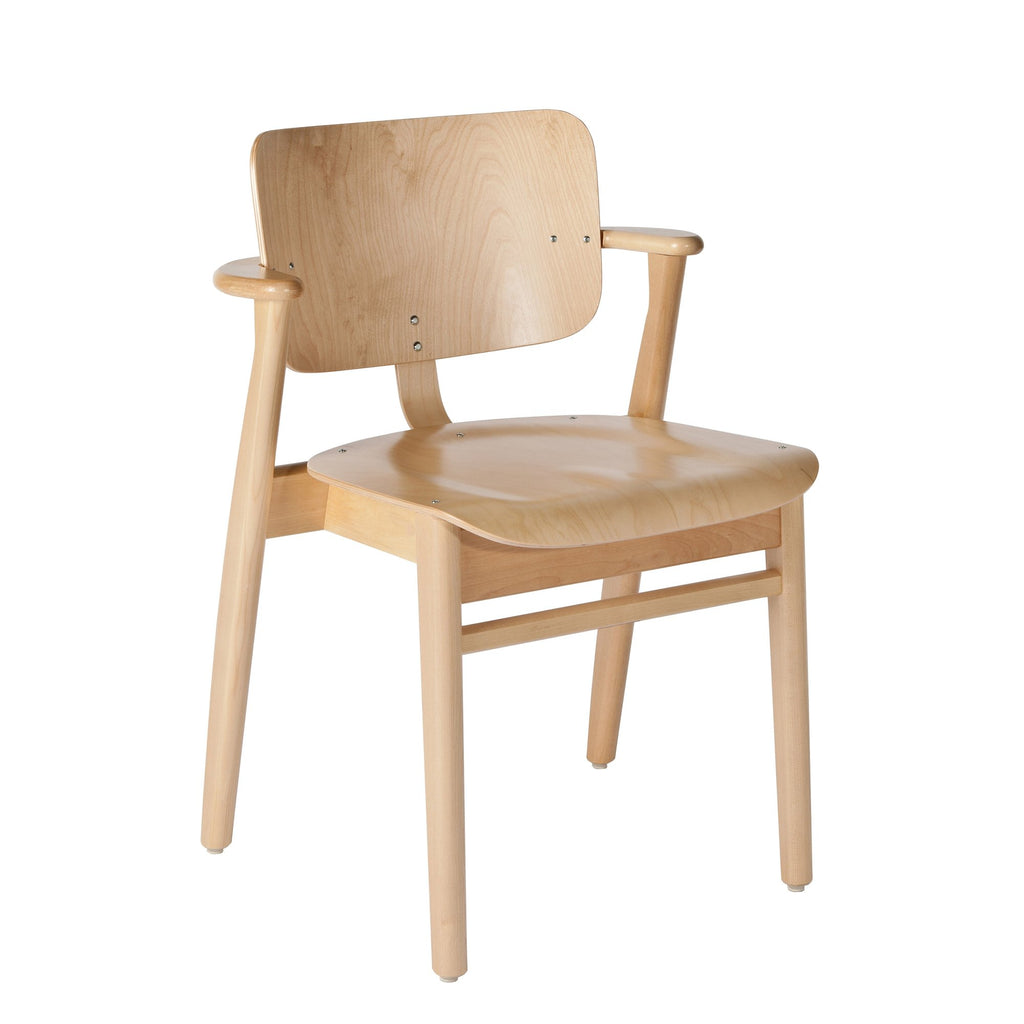 Artek Domus Chair Design by Ilmari Tapiovaara: clear lacquered birch