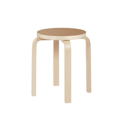 Stool e60 – Birch/walnut linoleum