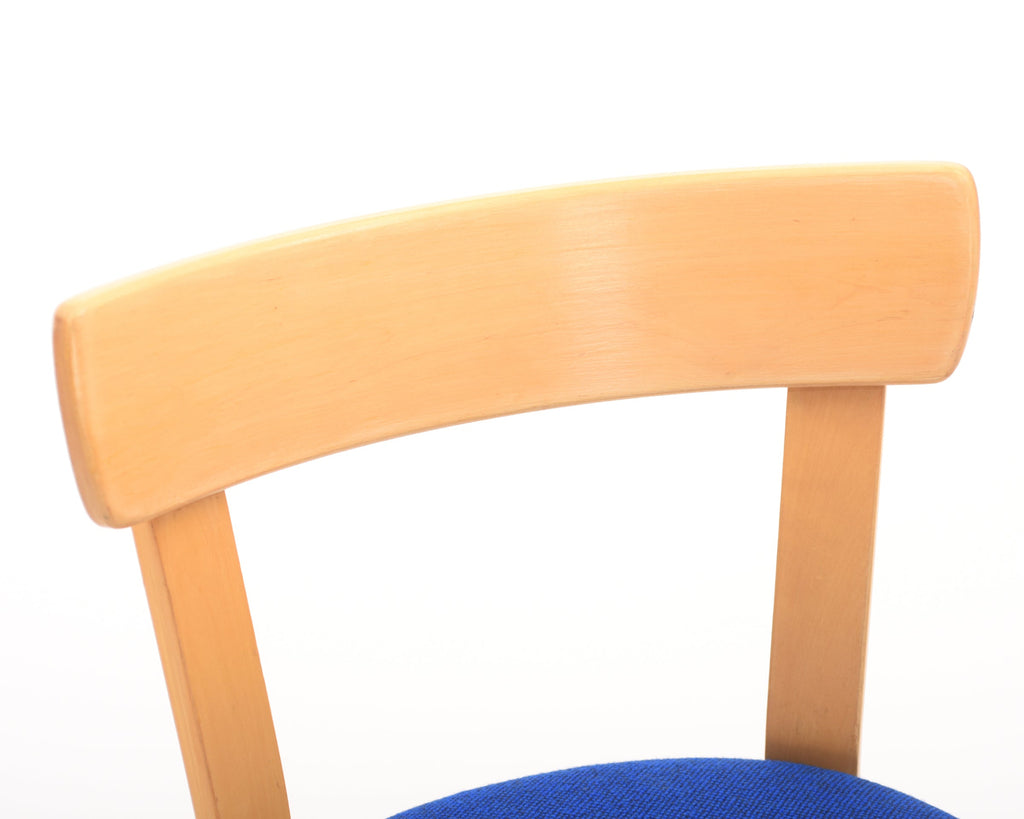 Detailed close-up showcasing the backrest of the chair.