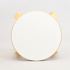 #036 stool e60, white laminate – Birch/white laminate a