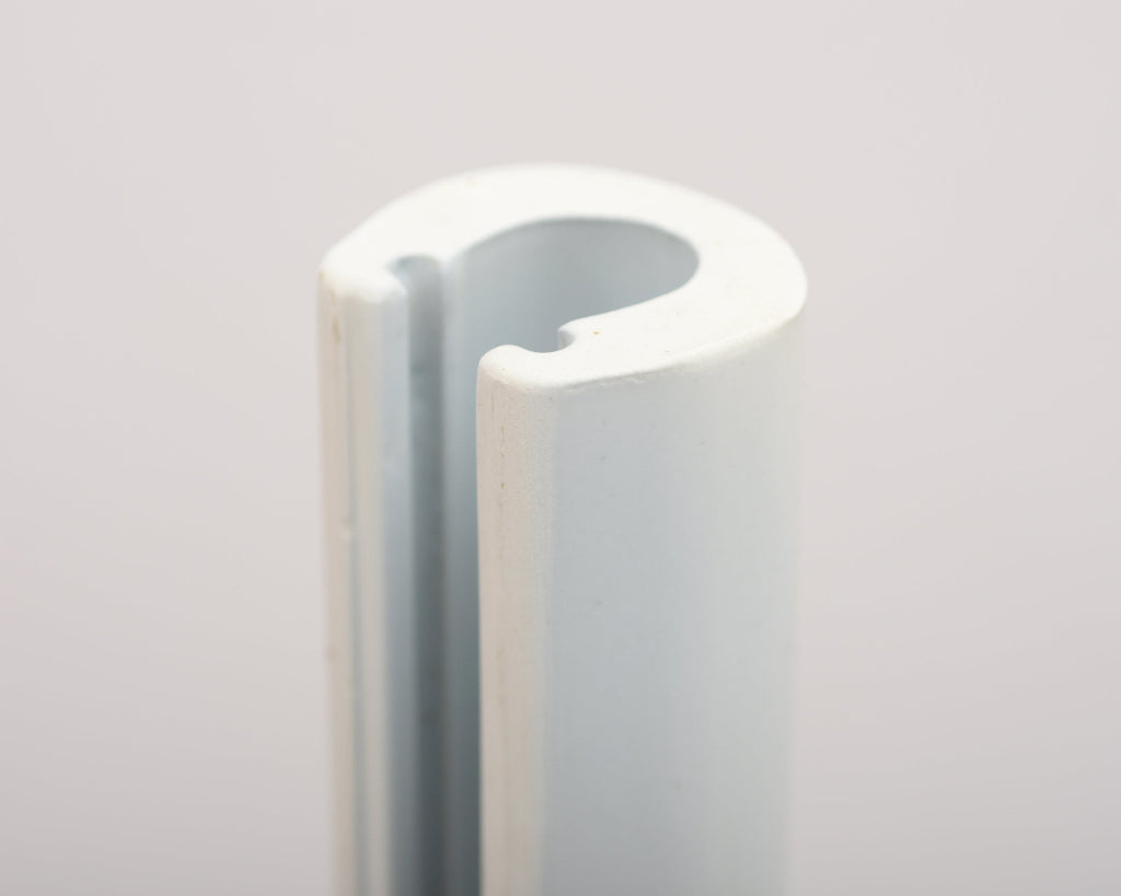 Overhead view of a single Aalto Glazed Tile Rod with the inner structure visible.