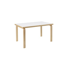 Aalto children's table 80b – Birch/white laminate