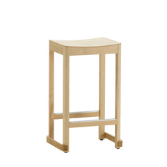 Atelier bar stool, low – Beech