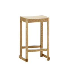 Atelier bar stool, low – Oak