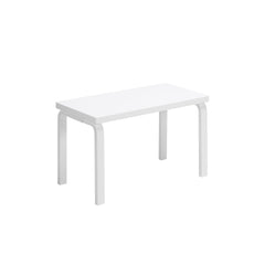 Bench 153b solid top – White lacquered