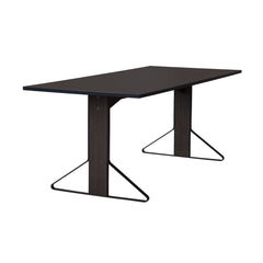 Kaari table reb 001 – Black oak/black linoleum