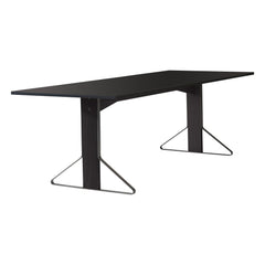 Kaari table reb 002 – Black oak/black linoleum