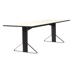 Kaari table reb 002 – Black oak/white laminate