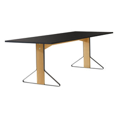 Kaari table reb 002 – Oak/black linoleum