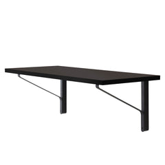 Kaari wall console reb 006 – Black stained/black linoleum