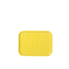 Rivi tray, small – Mustard/white