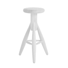 Rocket bar stool – White lacquered