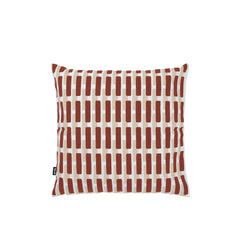 Siena cushion cover, small – Brick red/sand shadow