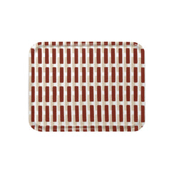 Siena tray, large – Brick red/sand shadow