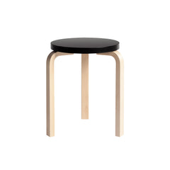 Stool 60 – Birch//black lacquered