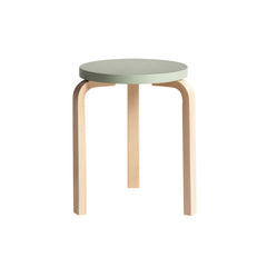 Stool 60 – Birch/green lacquered