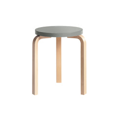 Stool 60 – Birch/grey lacquered