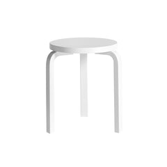 Stool 60 – White lacquered