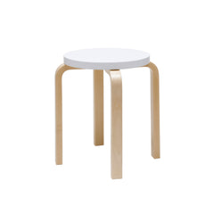 Stool e60 – Birch/white lacquered