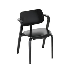 Artek Aslak Chair Design by Ilmari Tapiovaara: black lacquered beech