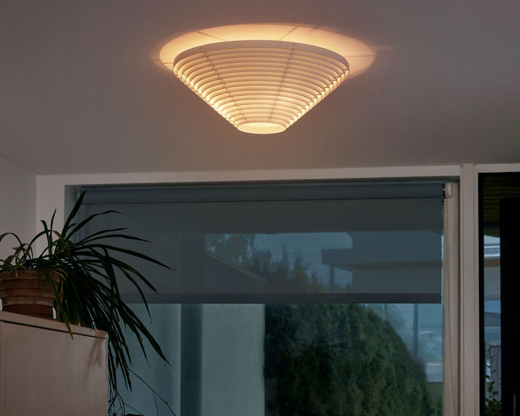 Interior view featuring Ceiling Light A622B mounted on the ceiling. The light is switched on.
