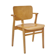 Artek Domus Chair Design by Ilmari Tapiovaara: honey stained birch