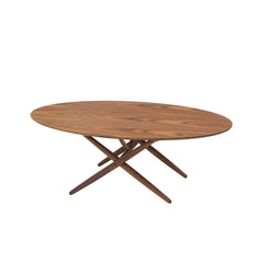 Product image of Ovalette Table in walnut.