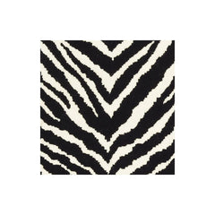 Product image of black and white Zebra fabric. Close-up of the fabric surface.